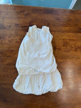 HALO SleepSack Swaddle 3-Way Adjustable Wearable Blanket size newborn